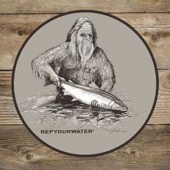 Rep Your Water RepYourWater Squatch And Release Sticker